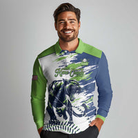 Kane County 2025 Baseball Custom Long Sleeve Polo Shirt Come On Cougar