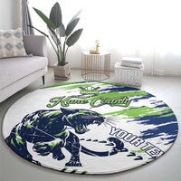 Kane County 2025 Baseball Custom Round Carpet Come On Cougar