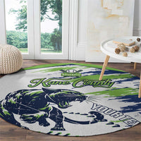 Kane County 2025 Baseball Custom Round Carpet Come On Cougar