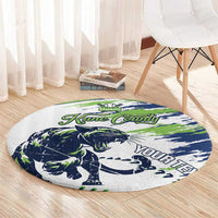 Kane County 2025 Baseball Custom Round Carpet Come On Cougar