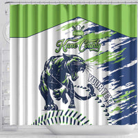 Kane County 2025 Baseball Custom Shower Curtain Come On Cougar