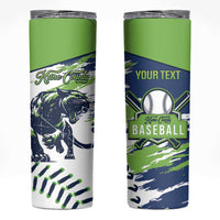 Kane County 2025 Baseball Custom Skinny Tumbler Come On Cougar