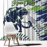 Kane County 2025 Baseball Custom Window Curtain Come On Cougar