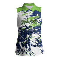 Kane County 2025 Baseball Custom Women Sleeveless Polo Shirt Come On Cougar