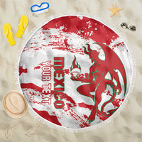 Diablos Rojos 2025 Baseball Custom Beach Blanket Come On Mexico