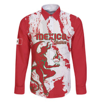 Diablos Rojos 2025 Baseball Custom Family Matching Off The Shoulder Long Sleeve Dress and Hawaiian Shirt Come On Mexico