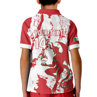 Diablos Rojos 2025 Baseball Custom Kid Polo Shirt Come On Mexico