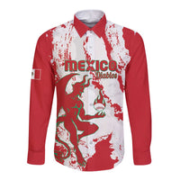 Diablos Rojos 2025 Baseball Custom Long Sleeve Button Shirt Come On Mexico