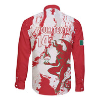 Diablos Rojos 2025 Baseball Custom Long Sleeve Button Shirt Come On Mexico
