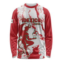 Diablos Rojos 2025 Baseball Custom Long Sleeve Shirt Come On Mexico