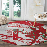 Diablos Rojos 2025 Baseball Custom Round Carpet Come On Mexico