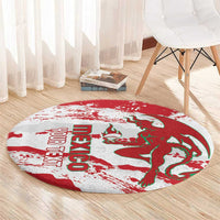 Diablos Rojos 2025 Baseball Custom Round Carpet Come On Mexico