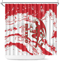 Diablos Rojos 2025 Baseball Custom Shower Curtain Come On Mexico
