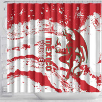 Diablos Rojos 2025 Baseball Custom Shower Curtain Come On Mexico