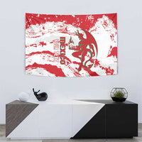 Diablos Rojos 2025 Baseball Custom Tapestry Come On Mexico