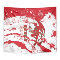 Diablos Rojos 2025 Baseball Custom Tapestry Come On Mexico