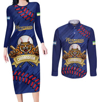 Chinandega 2025 Baseball Custom Couples Matching Long Sleeve Bodycon Dress and Long Sleeve Button Shirt Come On Tigres