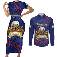 Chinandega 2025 Baseball Custom Couples Matching Short Sleeve Bodycon Dress and Long Sleeve Button Shirt Come On Tigres