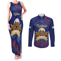 Chinandega 2025 Baseball Custom Couples Matching Tank Maxi Dress and Long Sleeve Button Shirt Come On Tigres