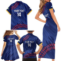 Chinandega 2025 Baseball Custom Family Matching Short Sleeve Bodycon Dress and Hawaiian Shirt Come On Tigres