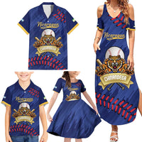 Chinandega 2025 Baseball Custom Family Matching Summer Maxi Dress and Hawaiian Shirt Come On Tigres