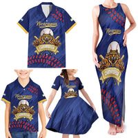 Chinandega 2025 Baseball Custom Family Matching Tank Maxi Dress and Hawaiian Shirt Come On Tigres