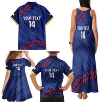 Chinandega 2025 Baseball Custom Family Matching Tank Maxi Dress and Hawaiian Shirt Come On Tigres