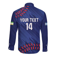 Chinandega 2025 Baseball Custom Long Sleeve Button Shirt Come On Tigres