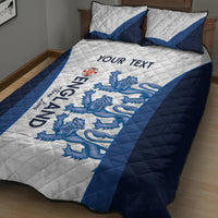 Custom England Football Quilt Bed Set 2024 Go Champions Three Lions - Wonder Print Shop