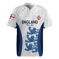 Custom England Football Rugby Jersey 2024 Go Champions Three Lions - Wonder Print Shop