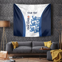 Custom England Football Tapestry 2024 Go Champions Three Lions - Wonder Print Shop