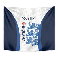 Custom England Football Tapestry 2024 Go Champions Three Lions - Wonder Print Shop