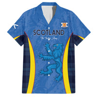 Custom Scotland Football Family Matching Short Sleeve Bodycon Dress and Hawaiian Shirt 2024 Go Champions Scottish - Wonder Print Shop