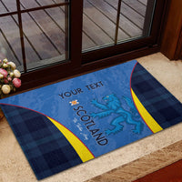 Custom Scotland Football Rubber Doormat 2024 Go Champions Scottish - Wonder Print Shop
