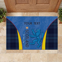 Custom Scotland Football Rubber Doormat 2024 Go Champions Scottish - Wonder Print Shop