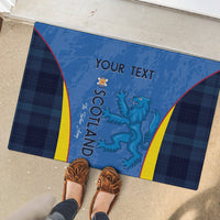Custom Scotland Football Rubber Doormat 2024 Go Champions Scottish - Wonder Print Shop