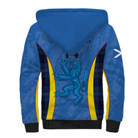 Custom Scotland Football Sherpa Hoodie 2024 Go Champions Scottish - Wonder Print Shop