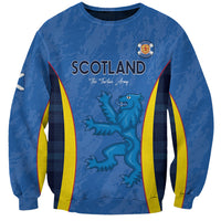 Custom Scotland Football Sweatshirt 2024 Go Champions Scottish - Wonder Print Shop