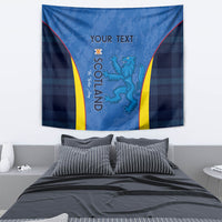 Custom Scotland Football Tapestry 2024 Go Champions Scottish - Wonder Print Shop