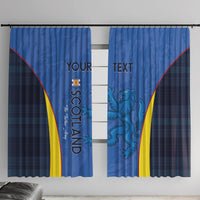 Custom Scotland Football Window Curtain 2024 Go Champions Scottish - Wonder Print Shop