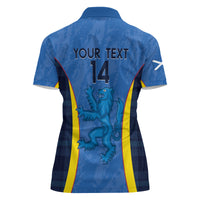 Custom Scotland Football Women Polo Shirt 2024 Go Champions Scottish - Wonder Print Shop