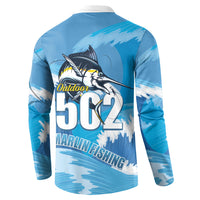 Blue Marlin Fishing Guatemala Button Sweatshirt Makaira Nigricans 502 Outdoor Hobby