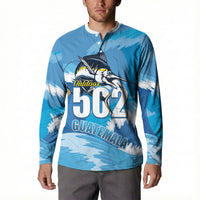 Blue Marlin Fishing Guatemala Button Sweatshirt Makaira Nigricans 502 Outdoor Hobby