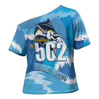 Blue Marlin Fishing Guatemala Cross Shoulder Shirt Makaira Nigricans 502 Outdoor Hobby