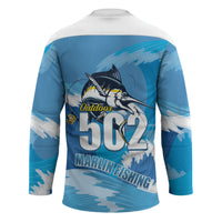 Blue Marlin Fishing Guatemala Hockey Jersey Makaira Nigricans 502 Outdoor Hobby