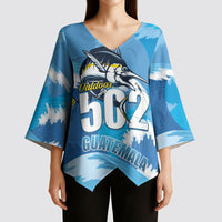 Blue Marlin Fishing Guatemala Kimono Sleeve Blouse Makaira Nigricans 502 Outdoor Hobby