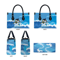 Blue Marlin Fishing Guatemala Leather Bag Makaira Nigricans 502 Outdoor Hobby