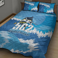 Blue Marlin Fishing Guatemala Quilt Bed Set Makaira Nigricans 502 Outdoor Hobby