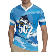 Blue Marlin Fishing Guatemala Rugby Jersey Makaira Nigricans 502 Outdoor Hobby