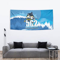 Blue Marlin Fishing Guatemala Tapestry Makaira Nigricans 502 Outdoor Hobby